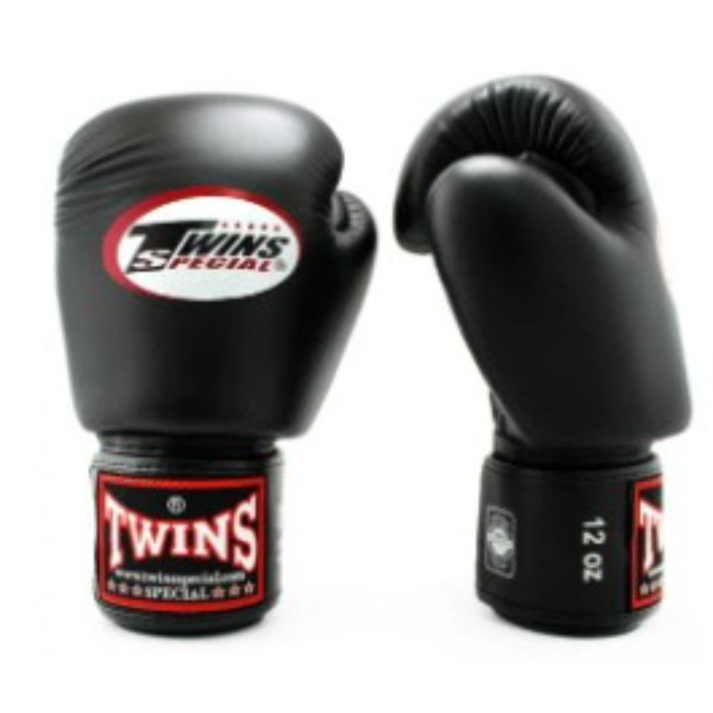 כפפות אגרוף חברת Twins בצבעים שחור, לבן ובורדו דגם BGVL3