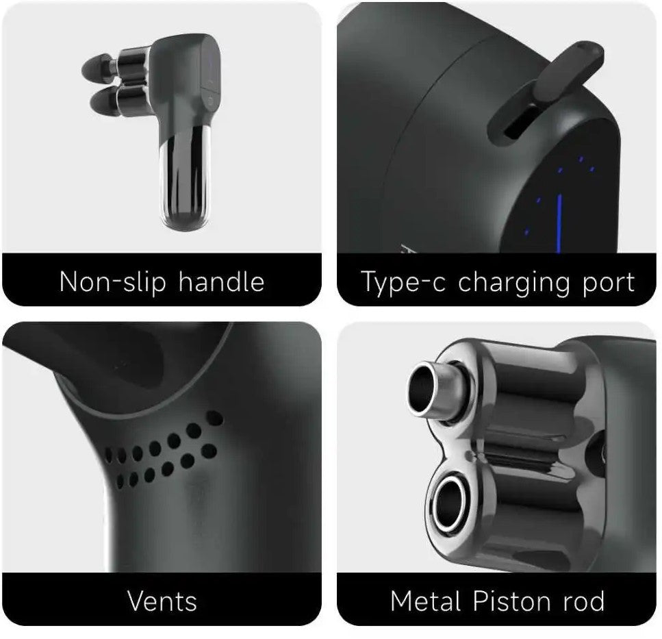 אקדח עיסוי מקצועי כפול Beoka F5