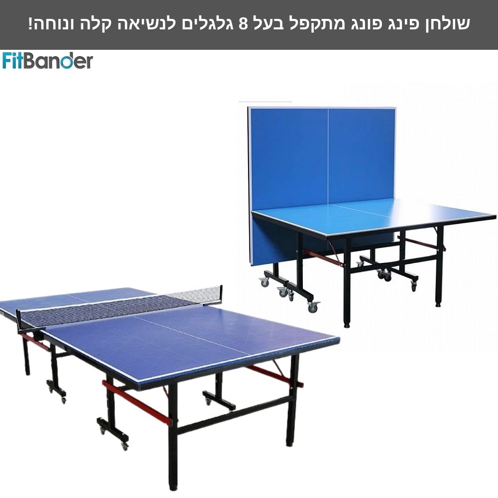 שולחן פינג פונג מתקפל - שולחן טניס פנים דגם אולימפיק 1000
