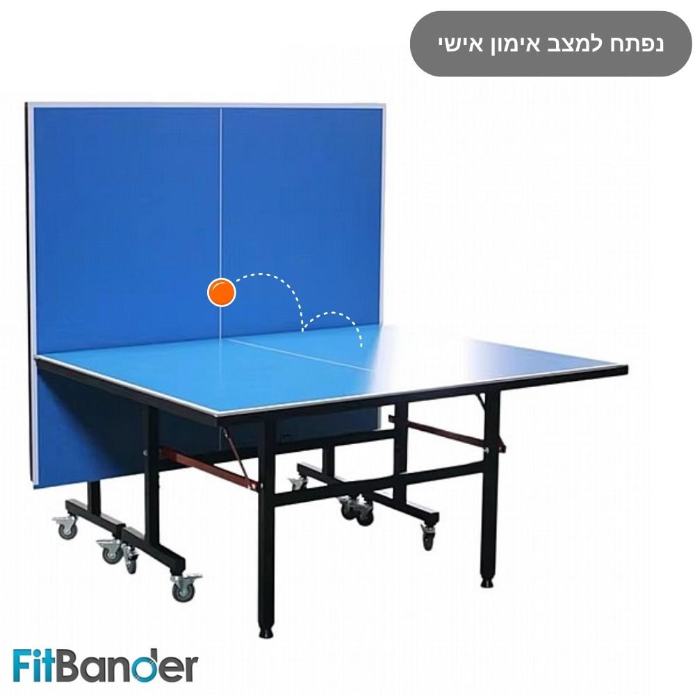 שולחן פינג פונג מתקפל - שולחן טניס פנים דגם אולימפיק 1000