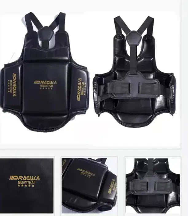 מגן גוף למתאגרף DRACULA צבע שחור / לבן