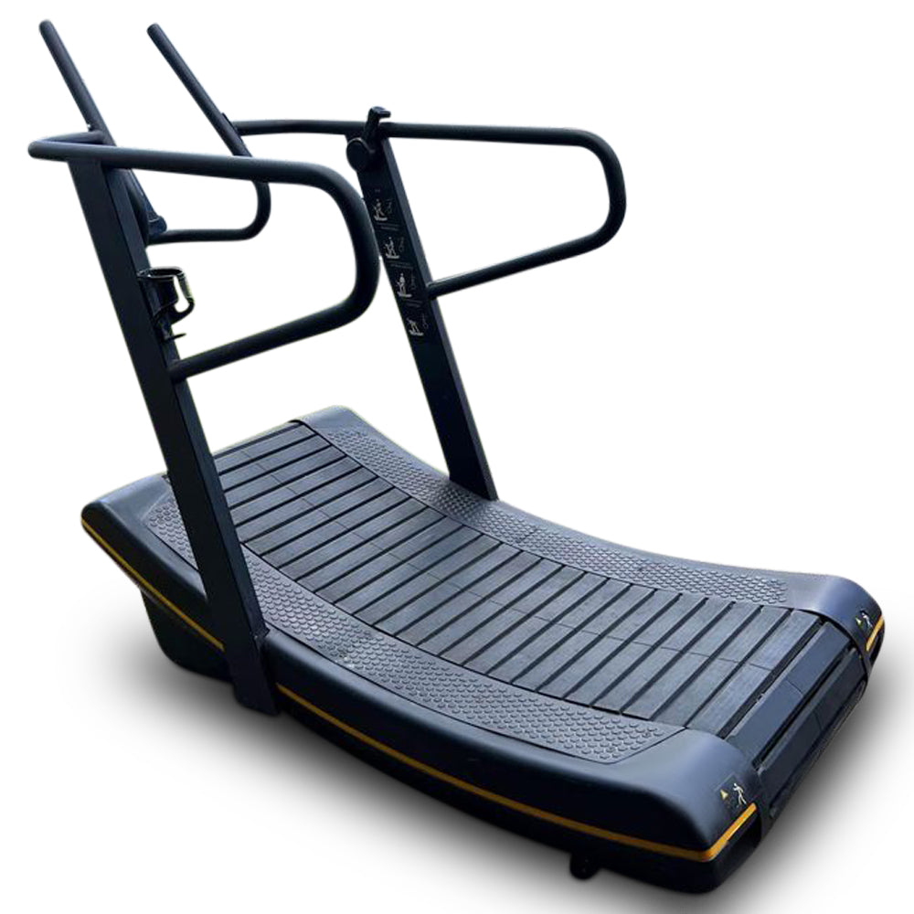 מסלול ריצה מכני (רצועת אלומיניום!) - הליכון מעוקל מקצועי - דגם Sprinter800